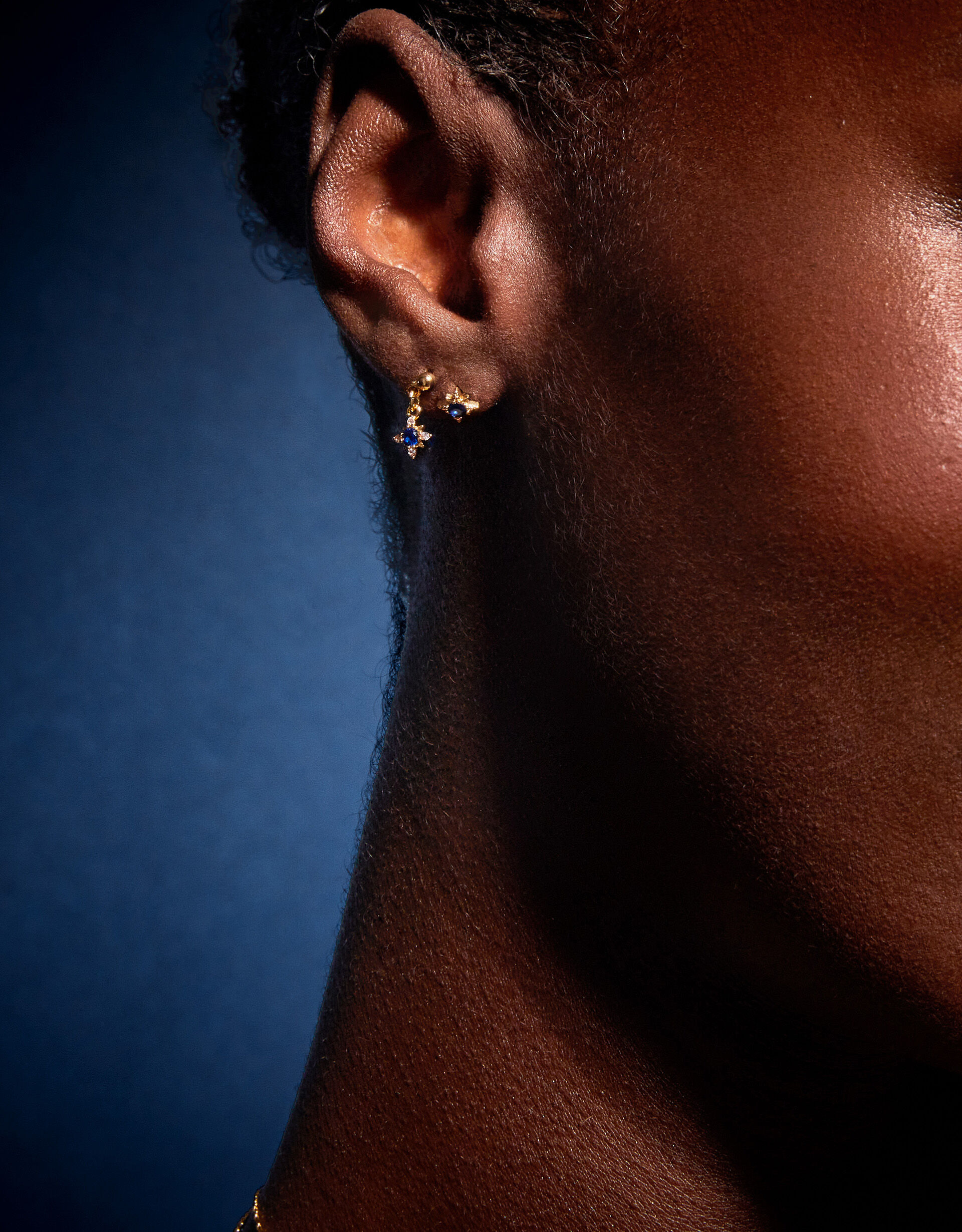 Sparkly star earrings clearance