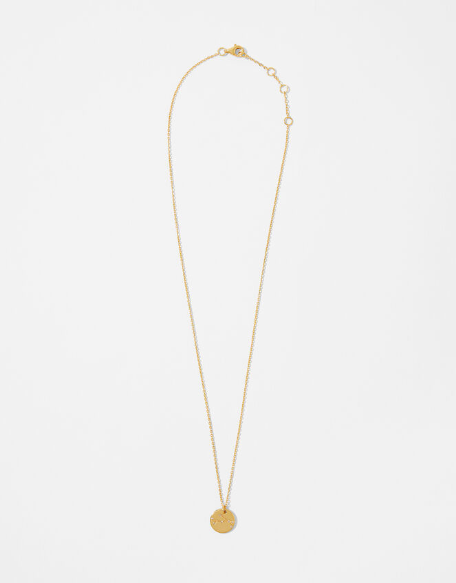 Gold Vermeil Constellation Necklace – Aries, , large