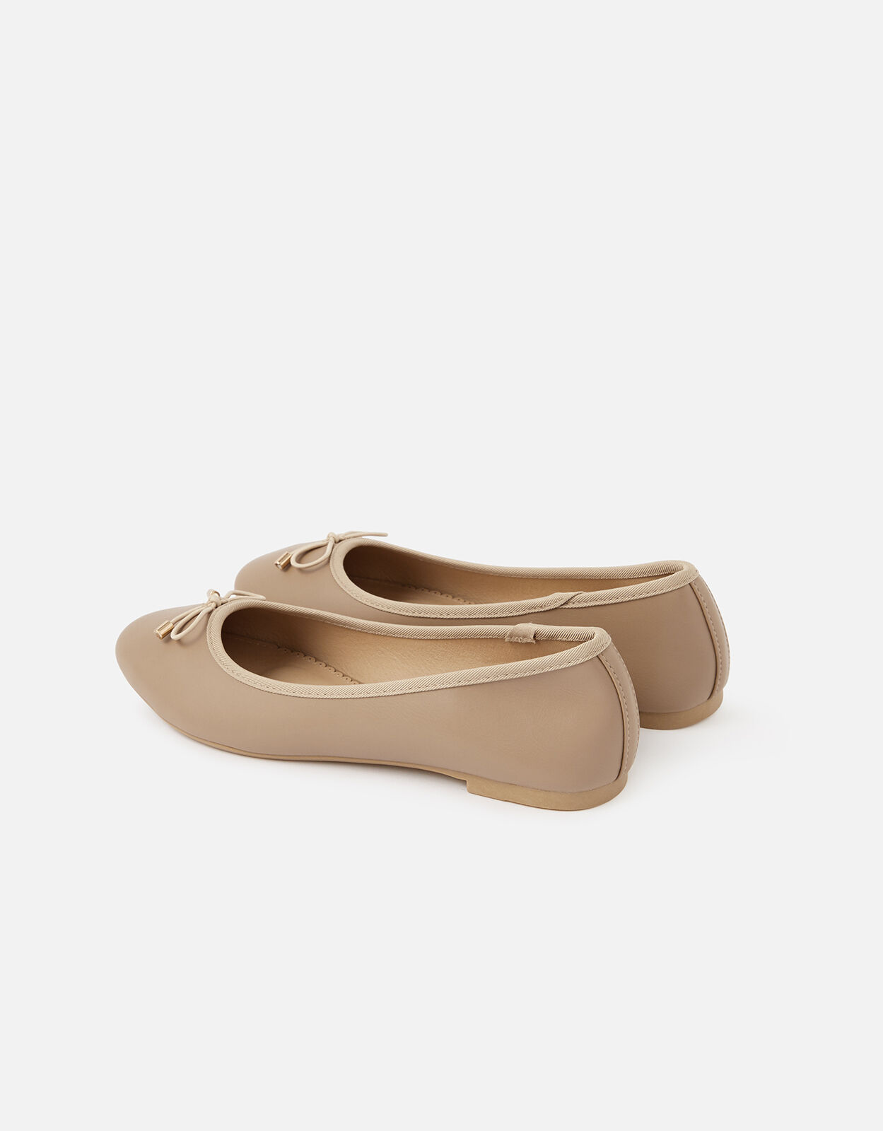 Croc Ballerina Flats Nude Flat shoes Accessorize UK