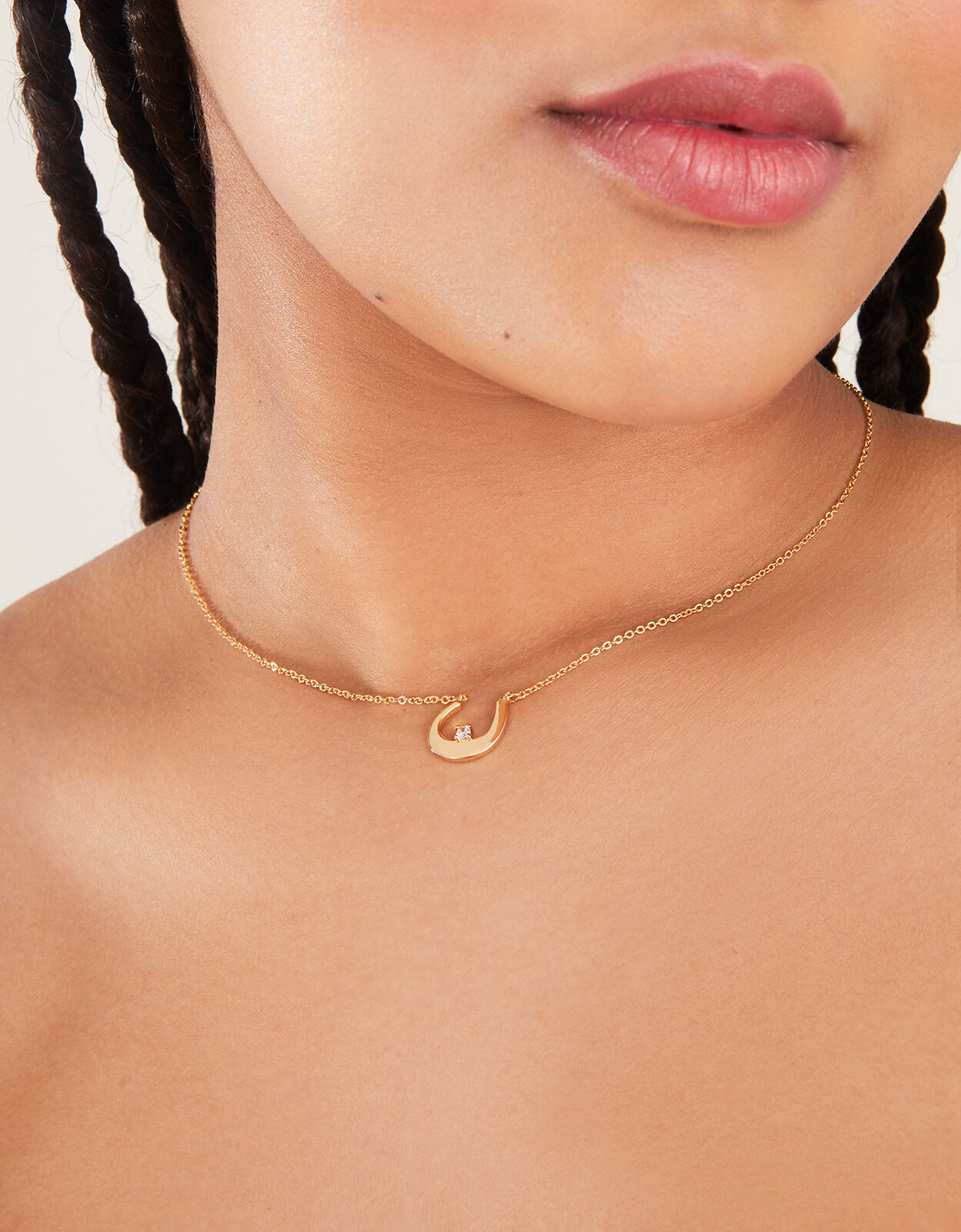 Arabic initial necklace on sale