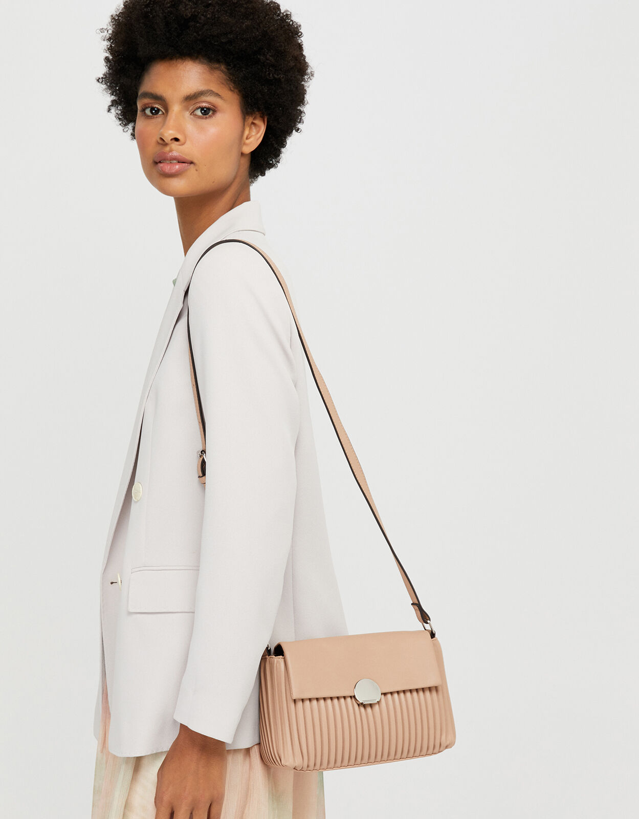 Pleated Cross Body Bag Cross body bags Accessorize Global