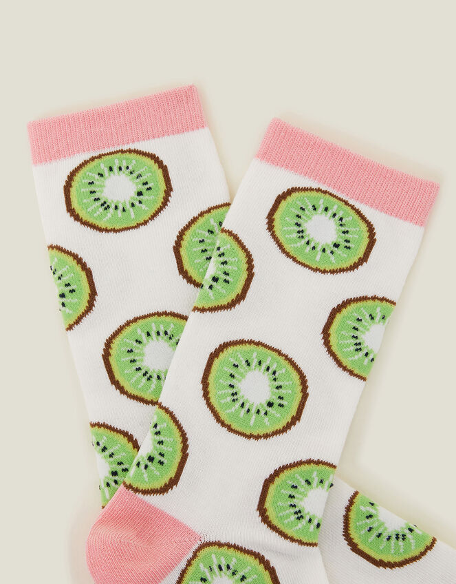 Kiwi Print Socks, , large