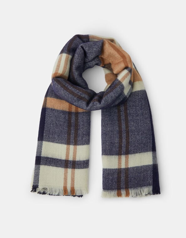 Check Blanket Scarf, , large