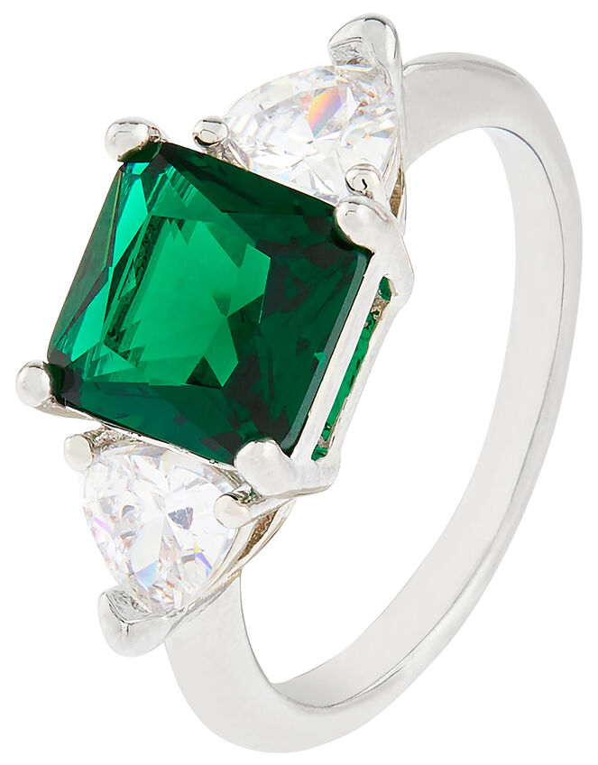 Clarissa Engagement Ring, Green (GREEN), large