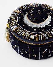 Moon and Star Embellished Jewellery Box, , large