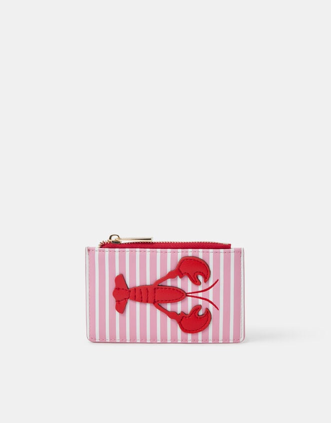 Lobster Stripe Card Holder, , large
