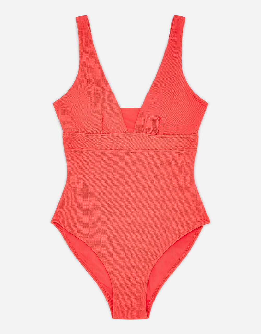 Lexi Ribbed Shaping Swimsuit Red | Swimsuits | Accessorize UK
