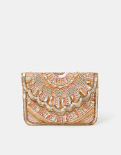 Girls Beaded Scallop Bag, , large