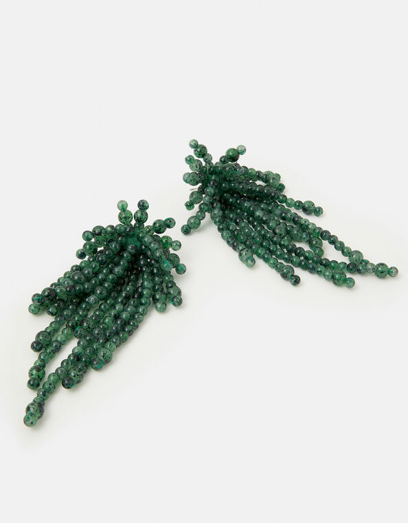 Statement Bead Drop Earrings, , large
