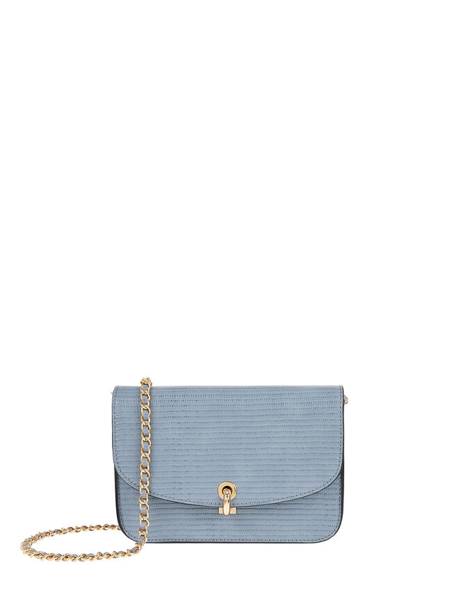 Edie Cross-Body Bag, Blue (BLUE), large