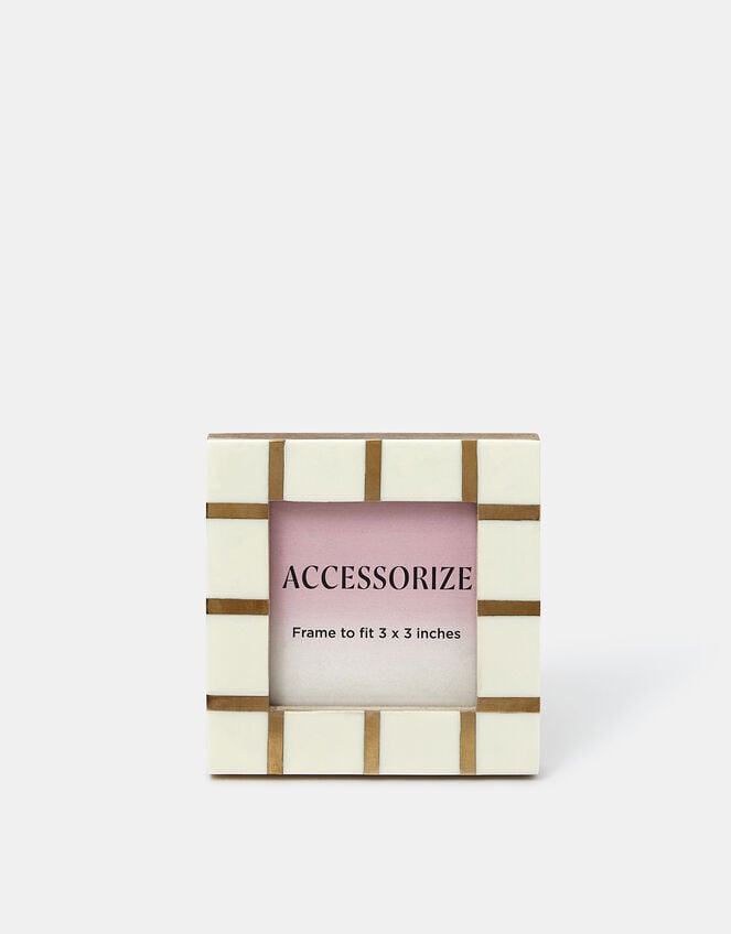 Mini Inlay Resin Photo Frame 3 x 3, , large