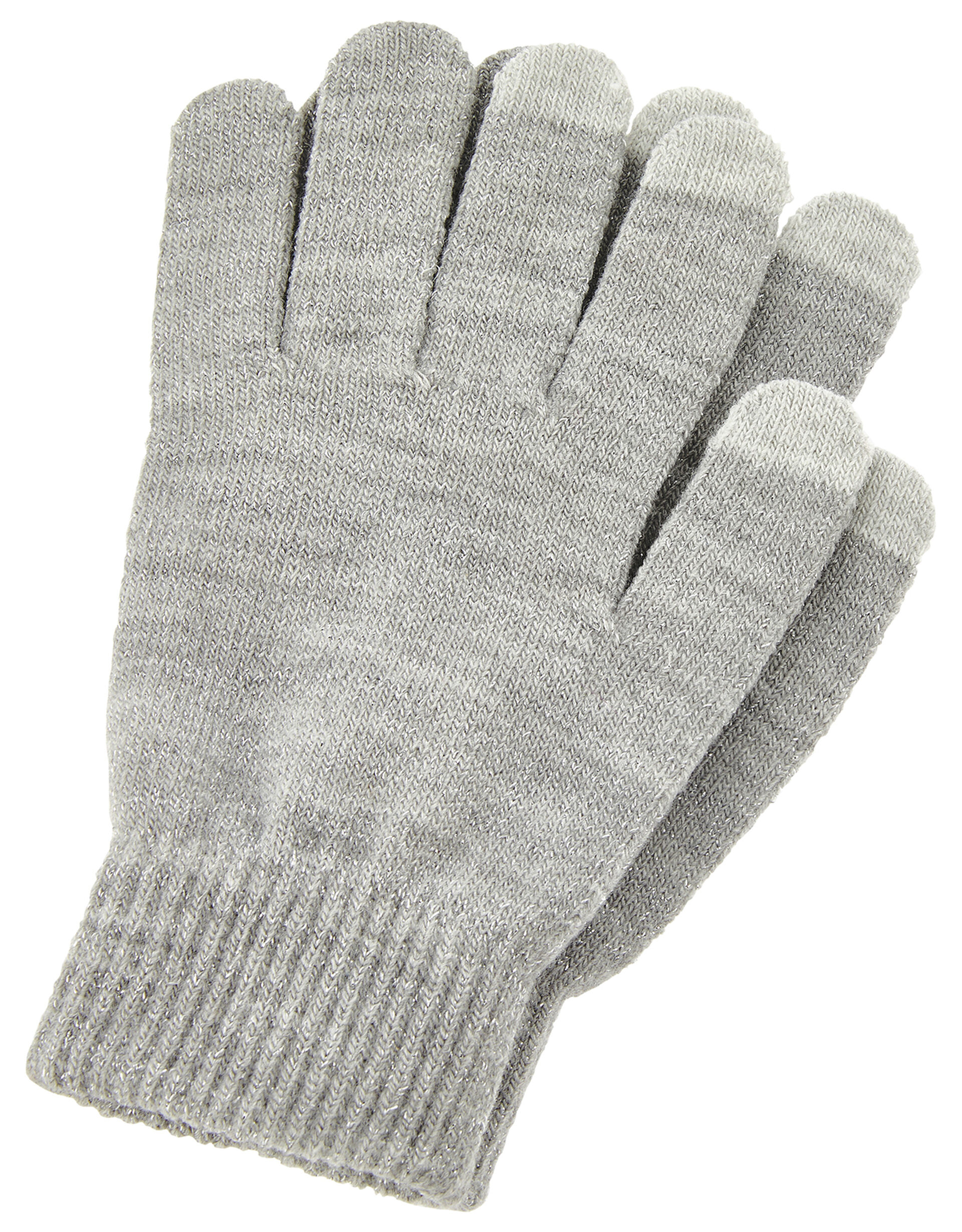 Shimmer Knit Touchscreen Gloves, , large