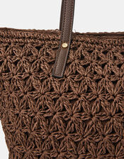 Raffia Tote Bag, , large