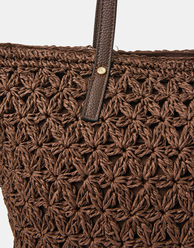 Raffia Tote Bag, , large