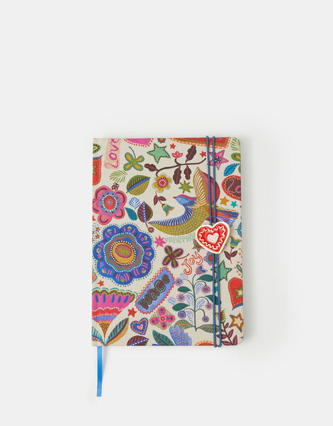 Floral Print Notebook, , large