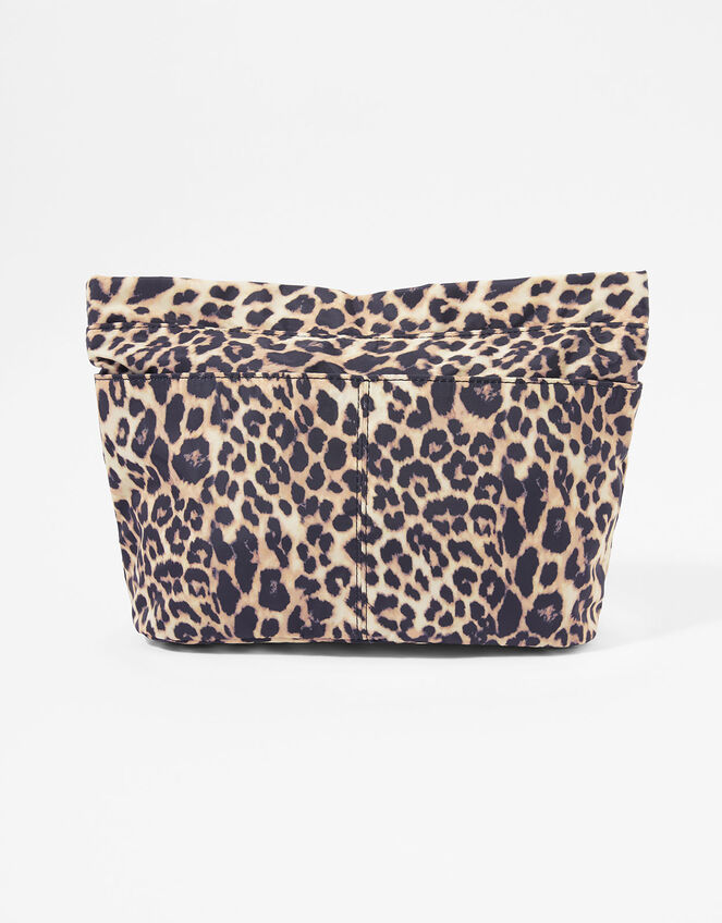 Leopard Zip-Top Bag Organiser, , large