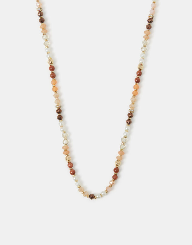 Sandstone Bead Necklace, , large
