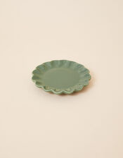 Trinket Dish with Scalloped Edge, Green (GREEN), large