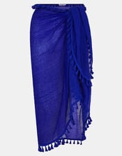 Tassel Trim Sarong, , large