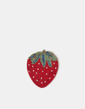 Strawberry Beaded Coaster, , large