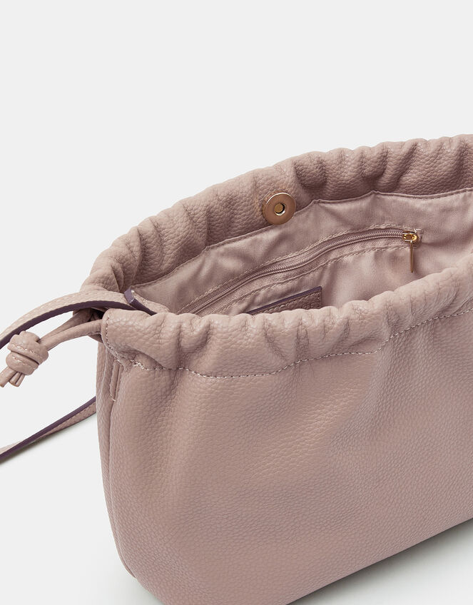 Drawstring Cross-Body Bag, , large