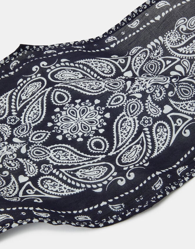 Bandana Neckerchief Scarf, Blue (BLUE), large