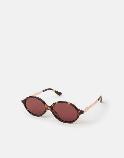 Tort Oval Sunglasses, , large
