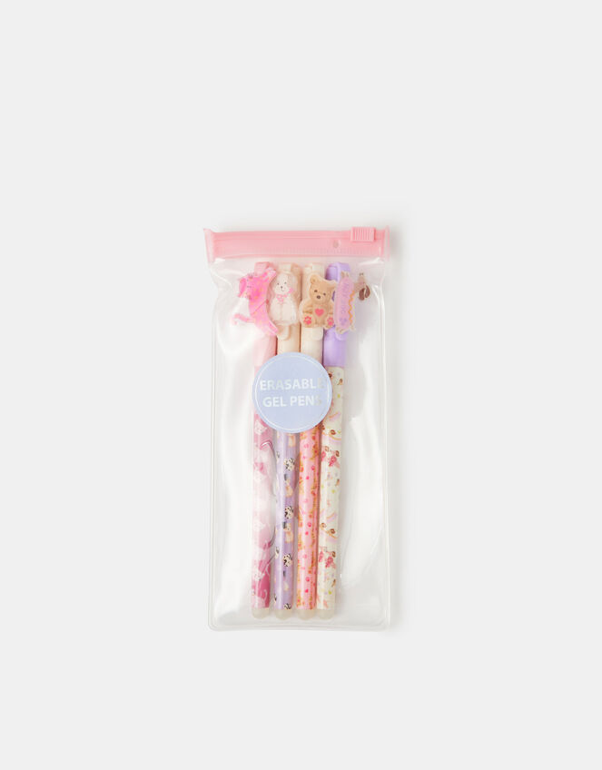 4-Pack Girls Erasable Gel Pens, , large