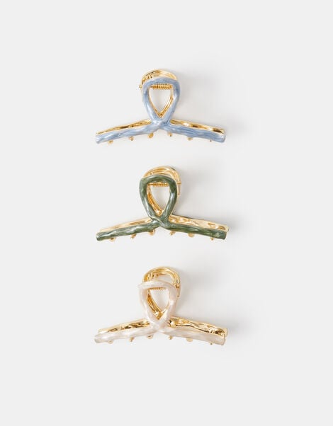 3-Pack Twist Metal Claw Clips, , large