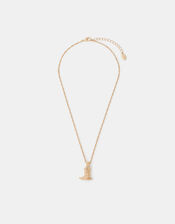 Cowboy Boot Pendant Necklace, , large