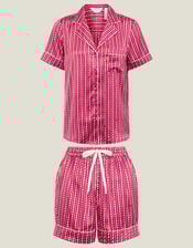 Candycane Short Pyjama Set, Pink (PINK), large