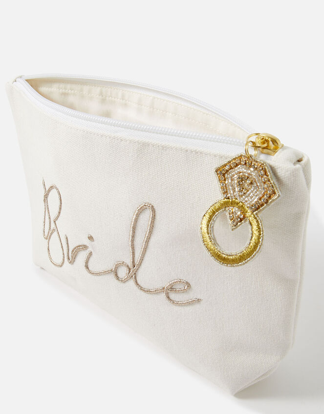Bride Canvas Washbag, , large