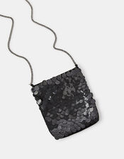 Sequin Mini Cross-Body Bag, , large