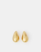 14ct Gold-Plated Molten Stud Earrings, , large