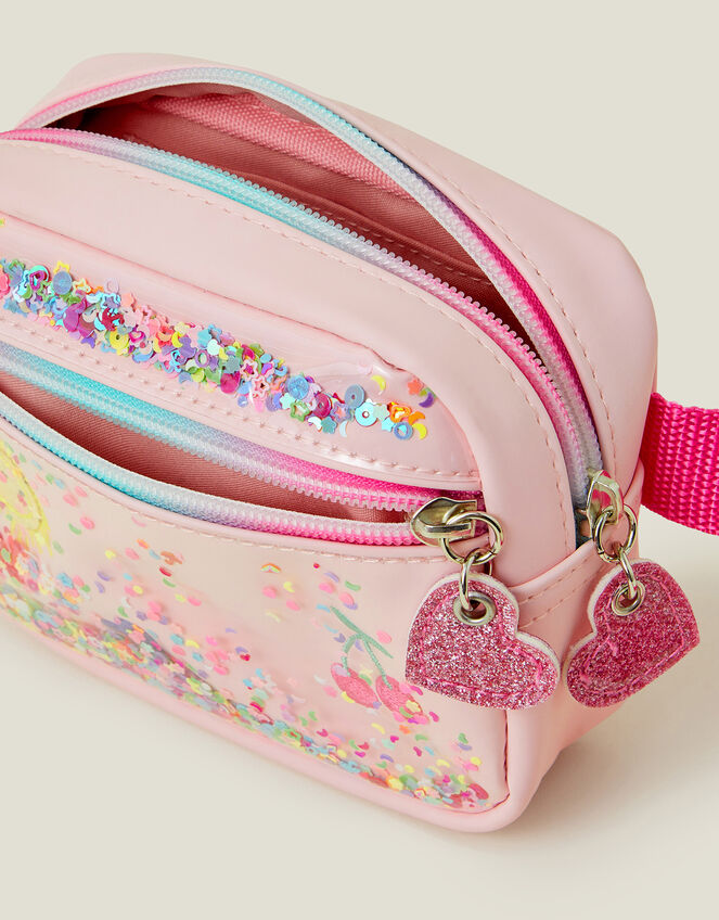 Girls Sequin Confetti Belt Bag, , large