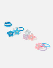Girls Itsy Bitsy Flower Hairband Set, , large