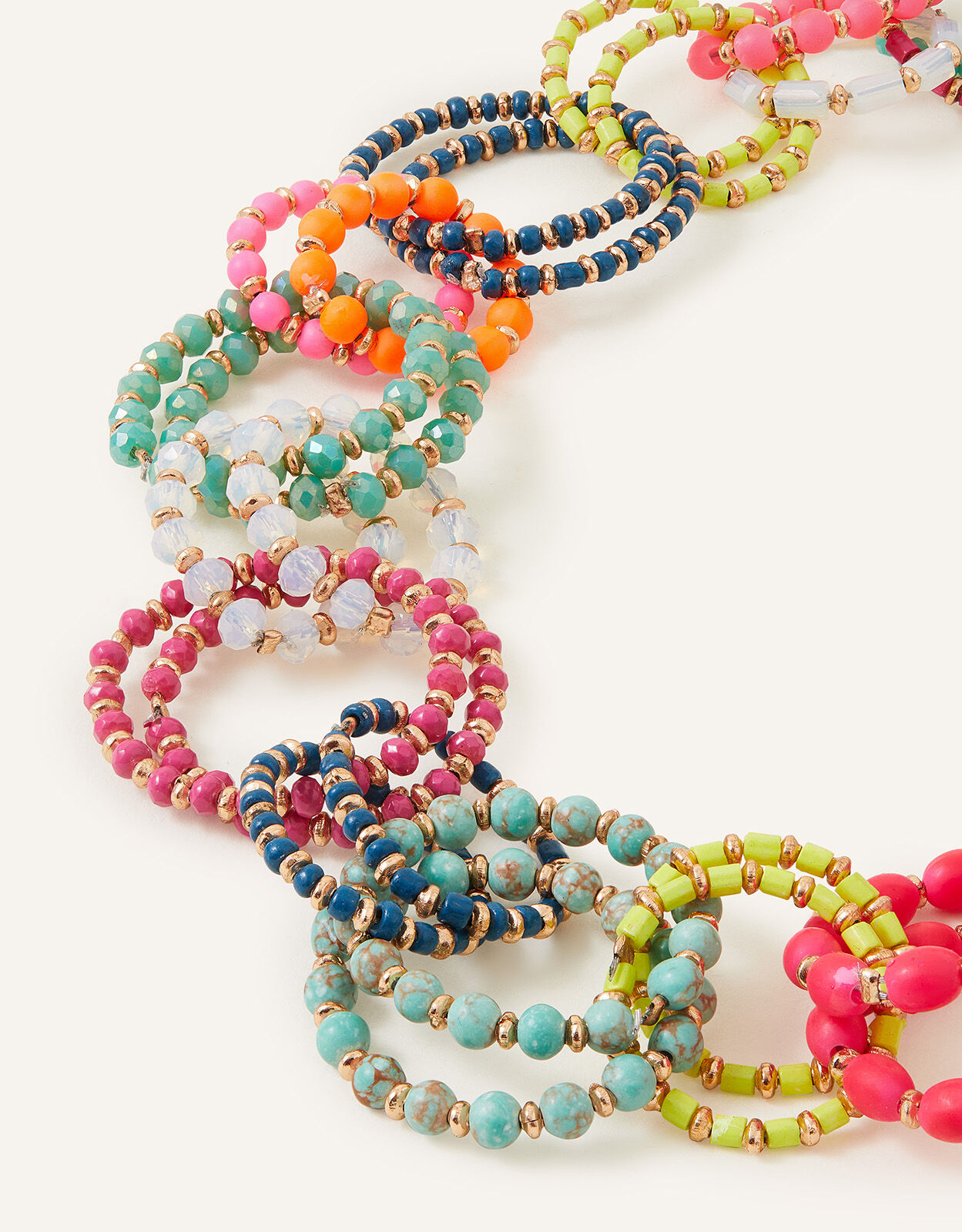 Beaded Loops Necklace | Shop All | Accessorize UK