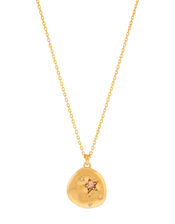 Gold-Plated Opal Zodiac Necklace - Cancer, , large