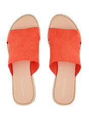 Ellen Espadrille Sliders, Orange (ORANGE), large