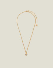 14ct Gold-Plated Sparkle Heart Necklace, , large