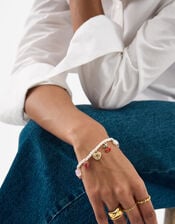 Cherry Charm Pearl Bracelet, , large