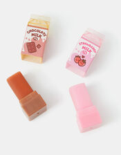 2-Pack Girls Milkshake Erasers, , large