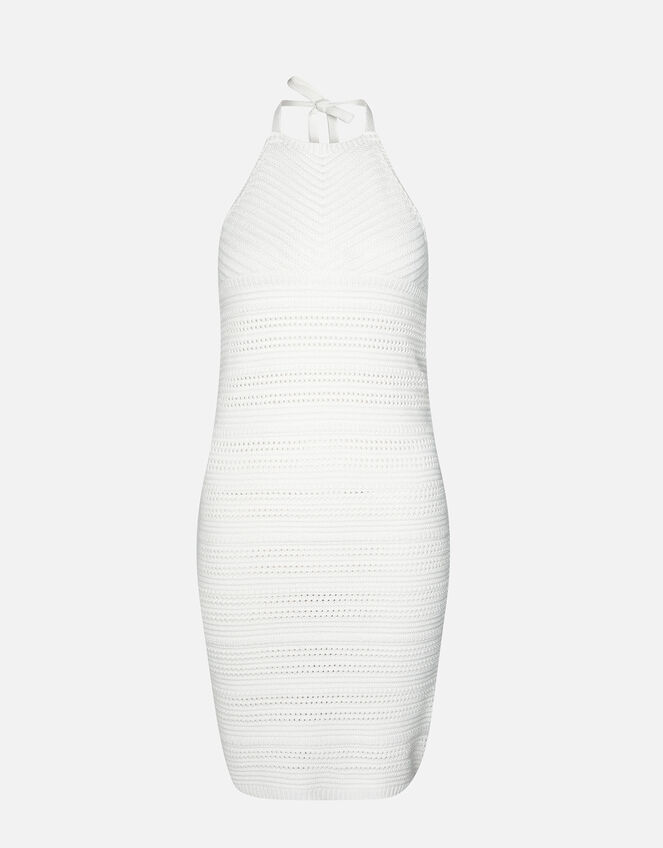 Crochet Mini Dress, Ivory (IVORY), large