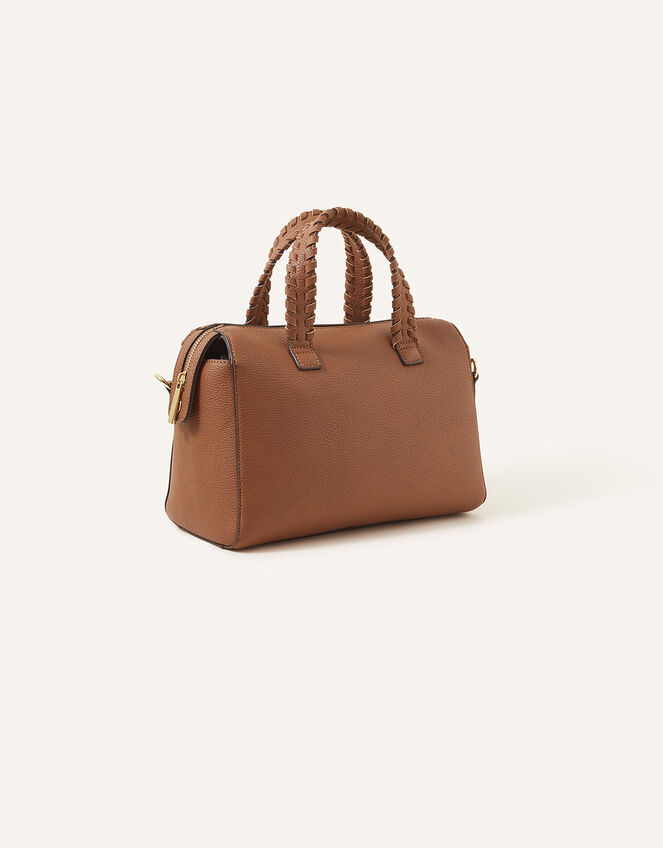 Front Pocket Handheld Bag, Tan (TAN), large