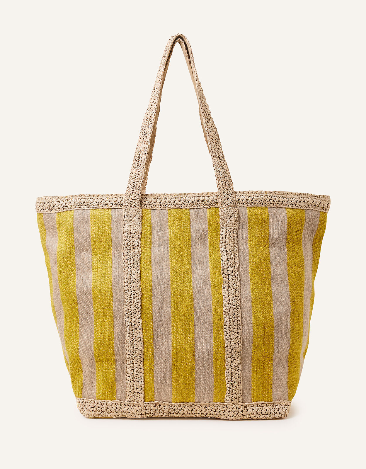 Striped Large Beach Tote Bag