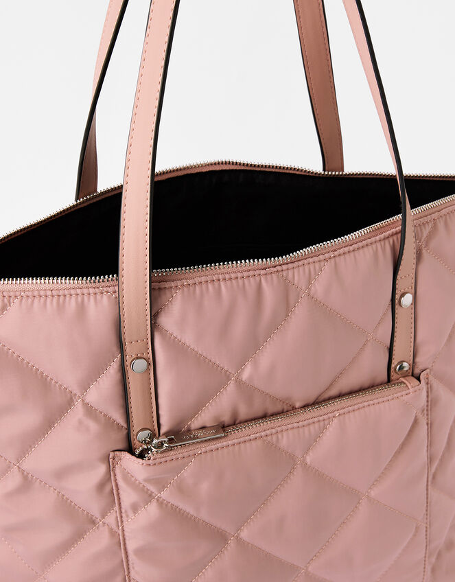 Tilly Quilted Tote Bag, Nude (NUDE), large