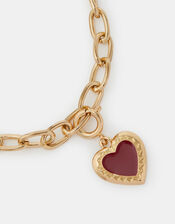 Enamel Heart Jewellery Charm, , large