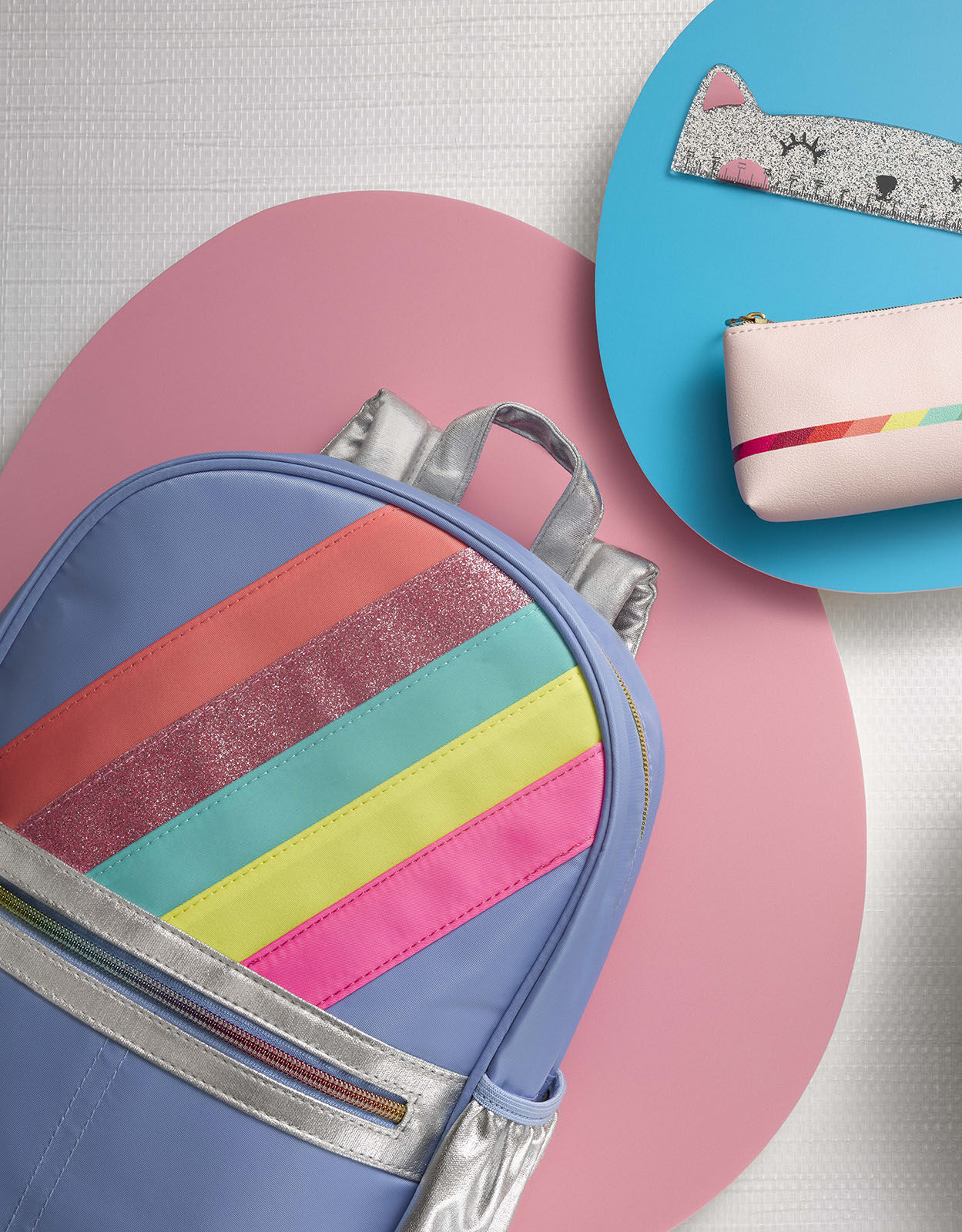 Mini rainbow top backpack