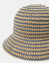 Woven Stripe Bucket Hat, , large