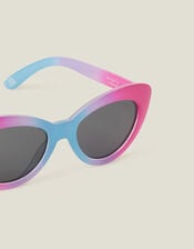 Girls Ombre Cateye Sunglasses, , large